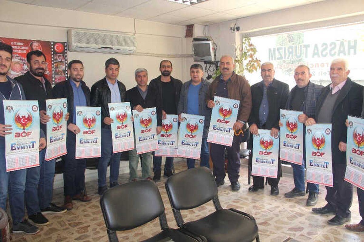 Polislerden Esnaf ve Vatandaşlara Takvim