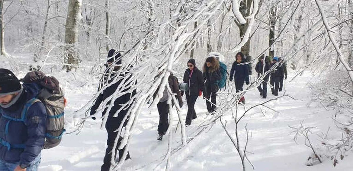 Dağcılardan Kocadağ\'da Kış Eğitimi