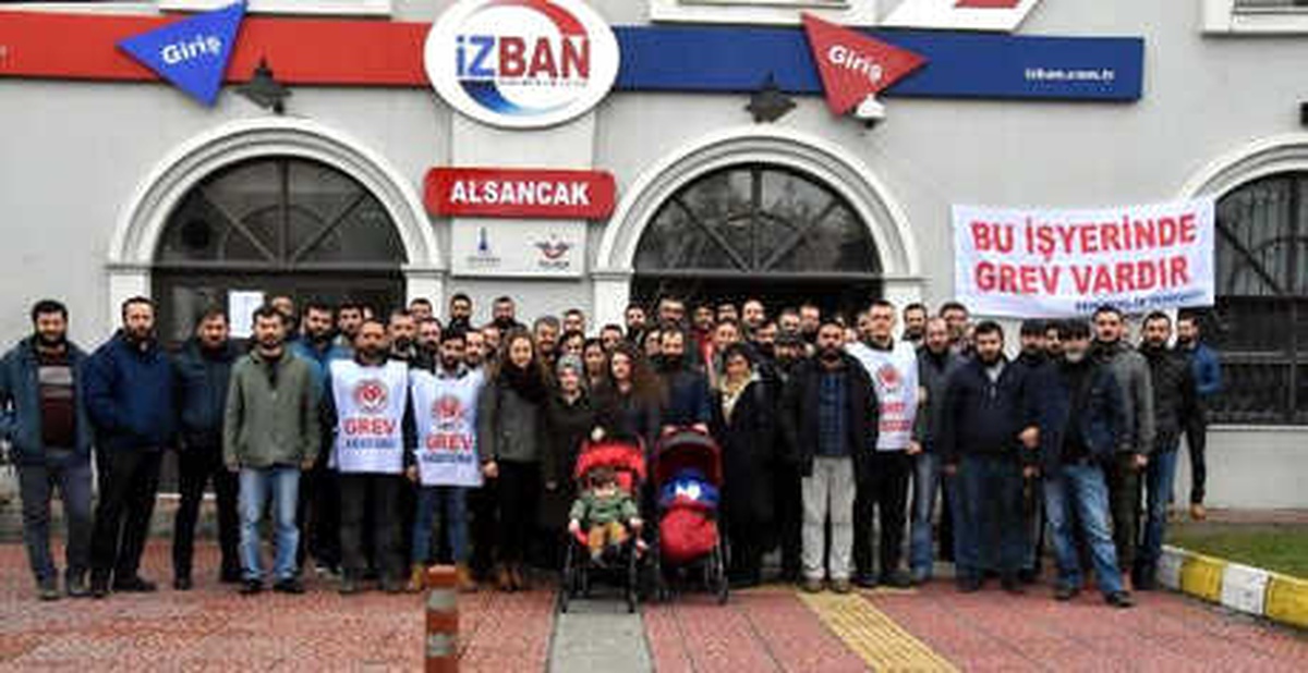 Grevdeki İzban Çalışanları Para Alamayacak