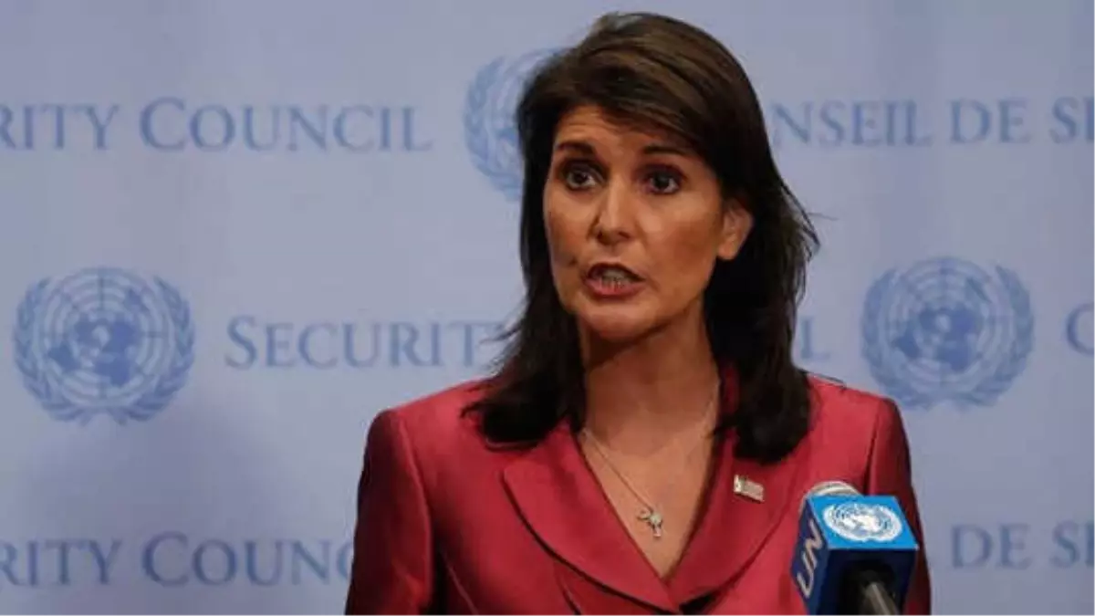 Haley\'den Orta Doğu barış planı değerlendirmesi