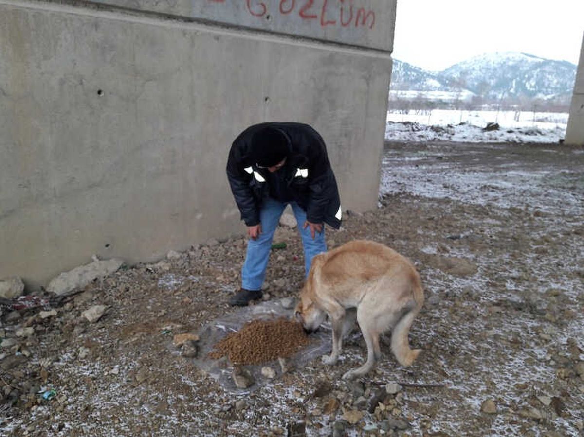 Karda Can Dostları Unutulmadı