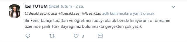 Trabzon'da Bir Öğretmen, Üzerinde Türk Bayrağı Olan Beşiktaş Formasını Ayaklar Altına Aldı