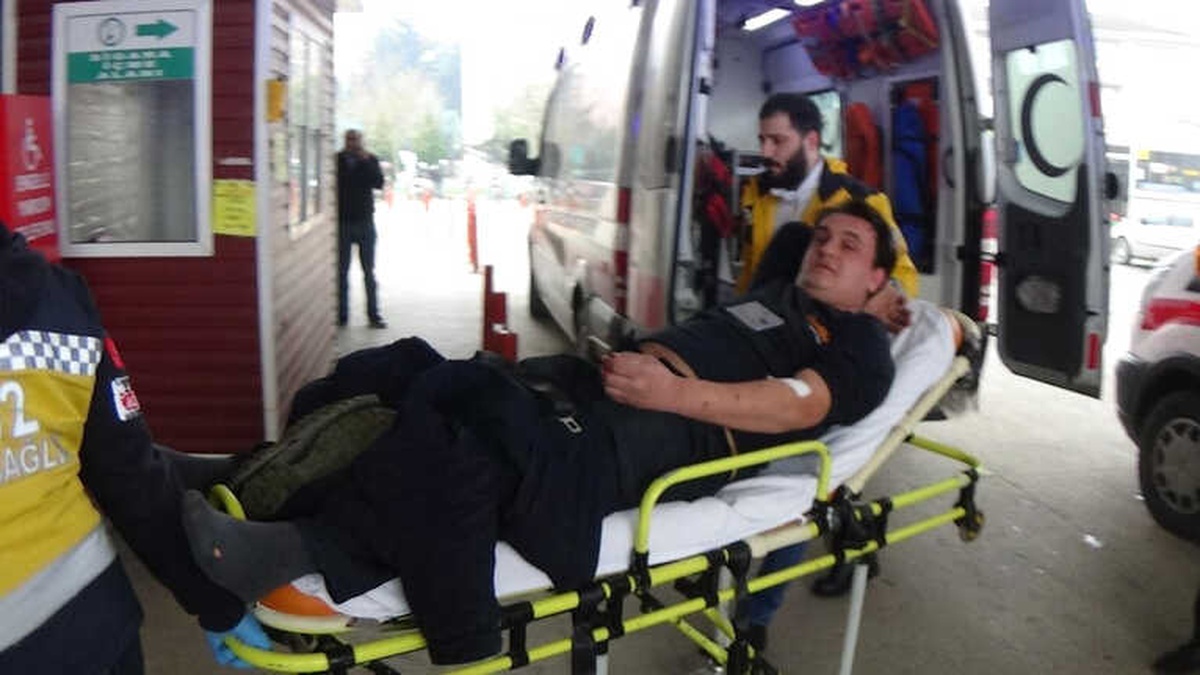 2 Metre Yükseklikten Düşen İşçi Yaralandı