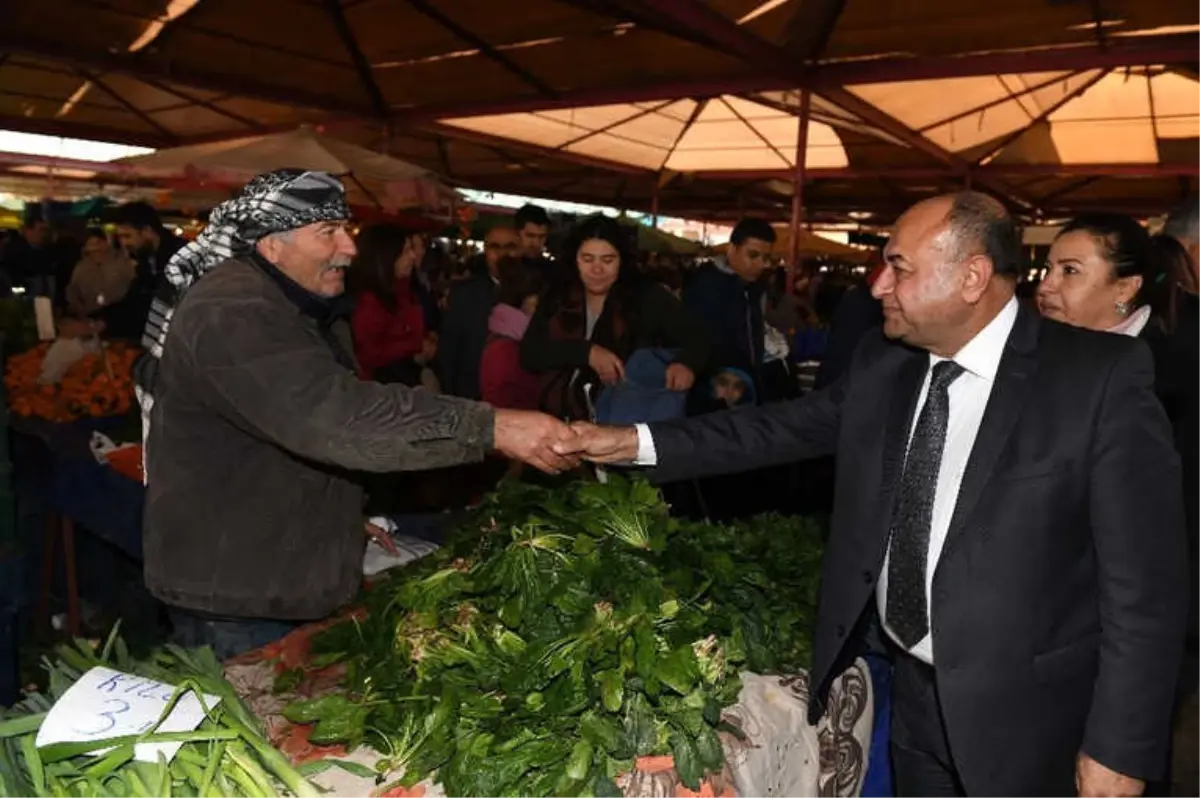 Başkan Hasan Arslan\'dan Pazar Yeri Turları