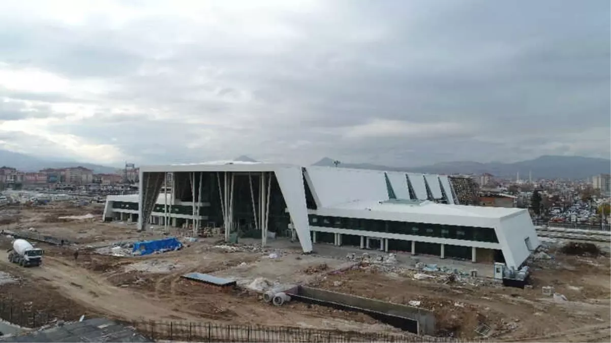 Konya\'nın Yeni Yht Garı Havadan Görüntülendi