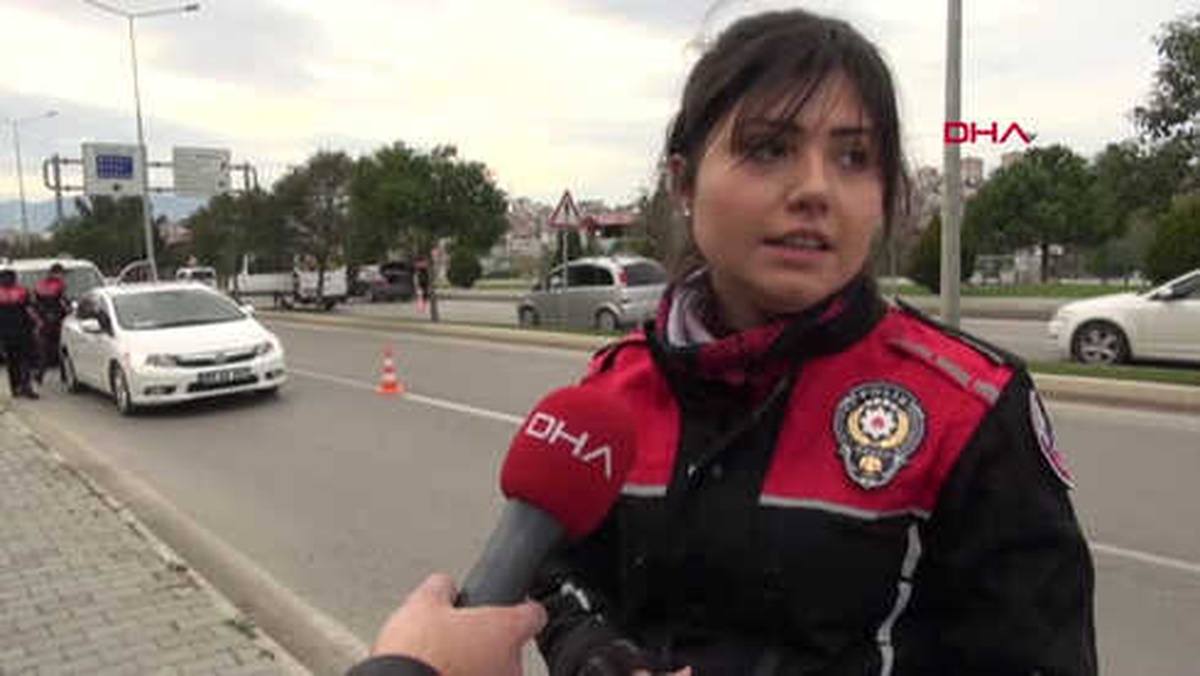Samsun\'un Tek Motosikletli Kadın Polisi Göreve Başladı