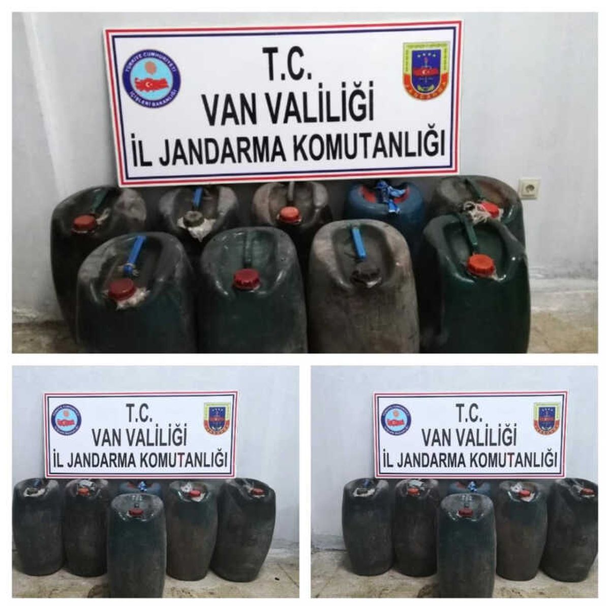 Van\'da Bin 260 Litre Kaçak Mazot Ele Geçirildi