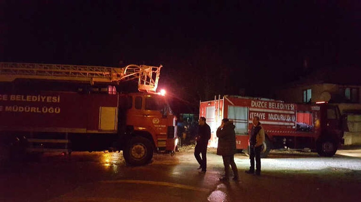 Boya Deposunda Çıkan Yangın Korkuttu