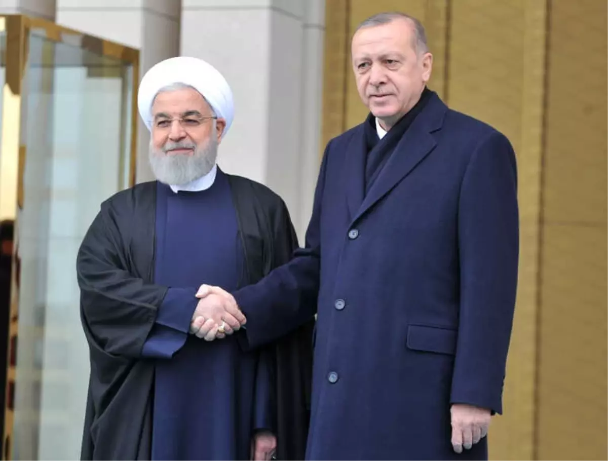 Erdoğan, Ruhani\'yi Resmi Törenle Karşıladı