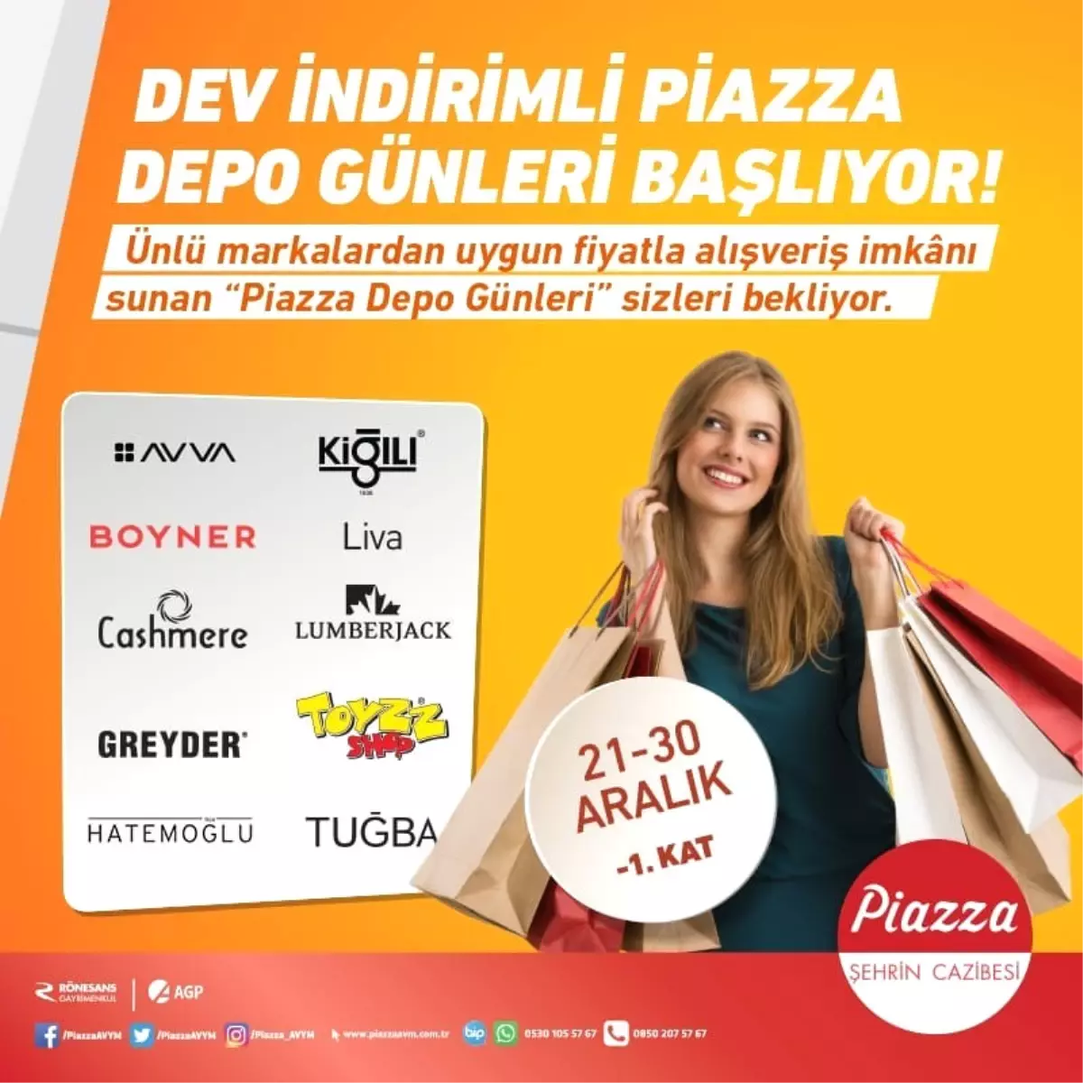 Şanlıurfa Piazza\'da Depo Günleri Yepyeni Markalarla 2\'nci Kez Başlıyor