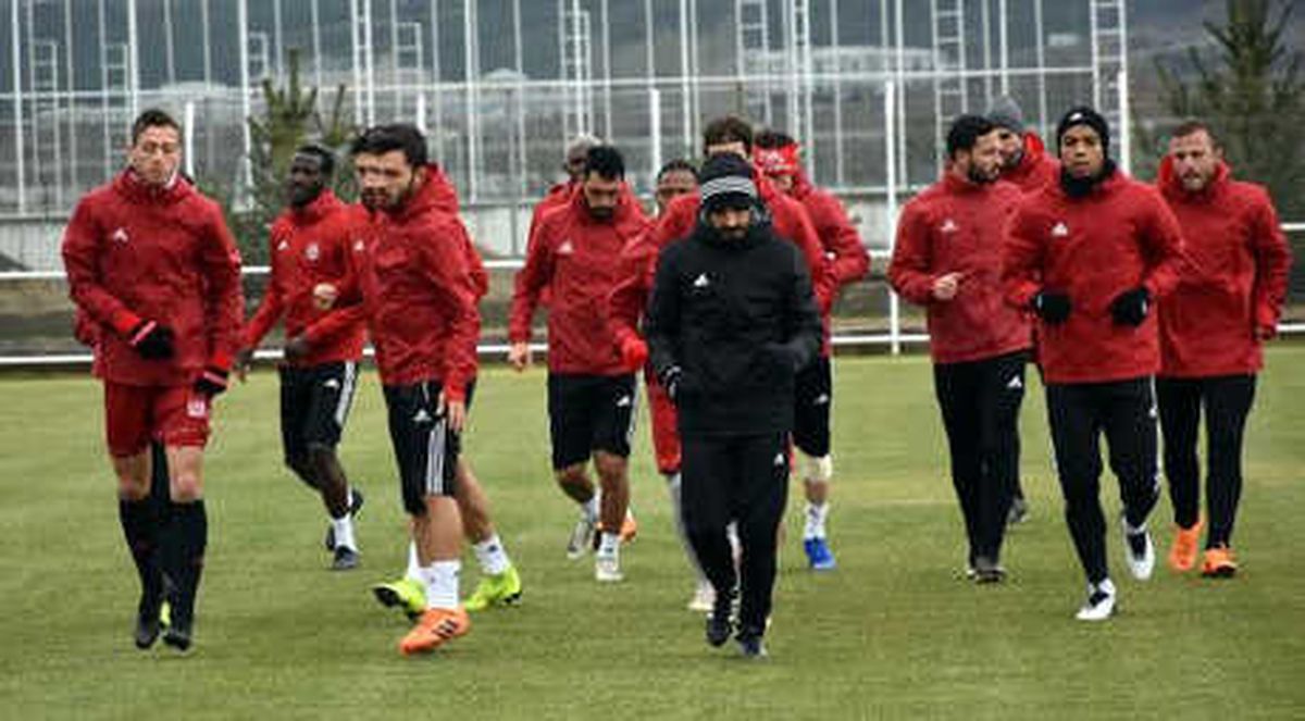 Sivasspor\'da, Galatasaray Hazırlıkları Devam Ediyor