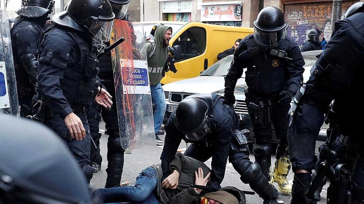 Barselona\'da İspanya Karşıtı Gösteriler