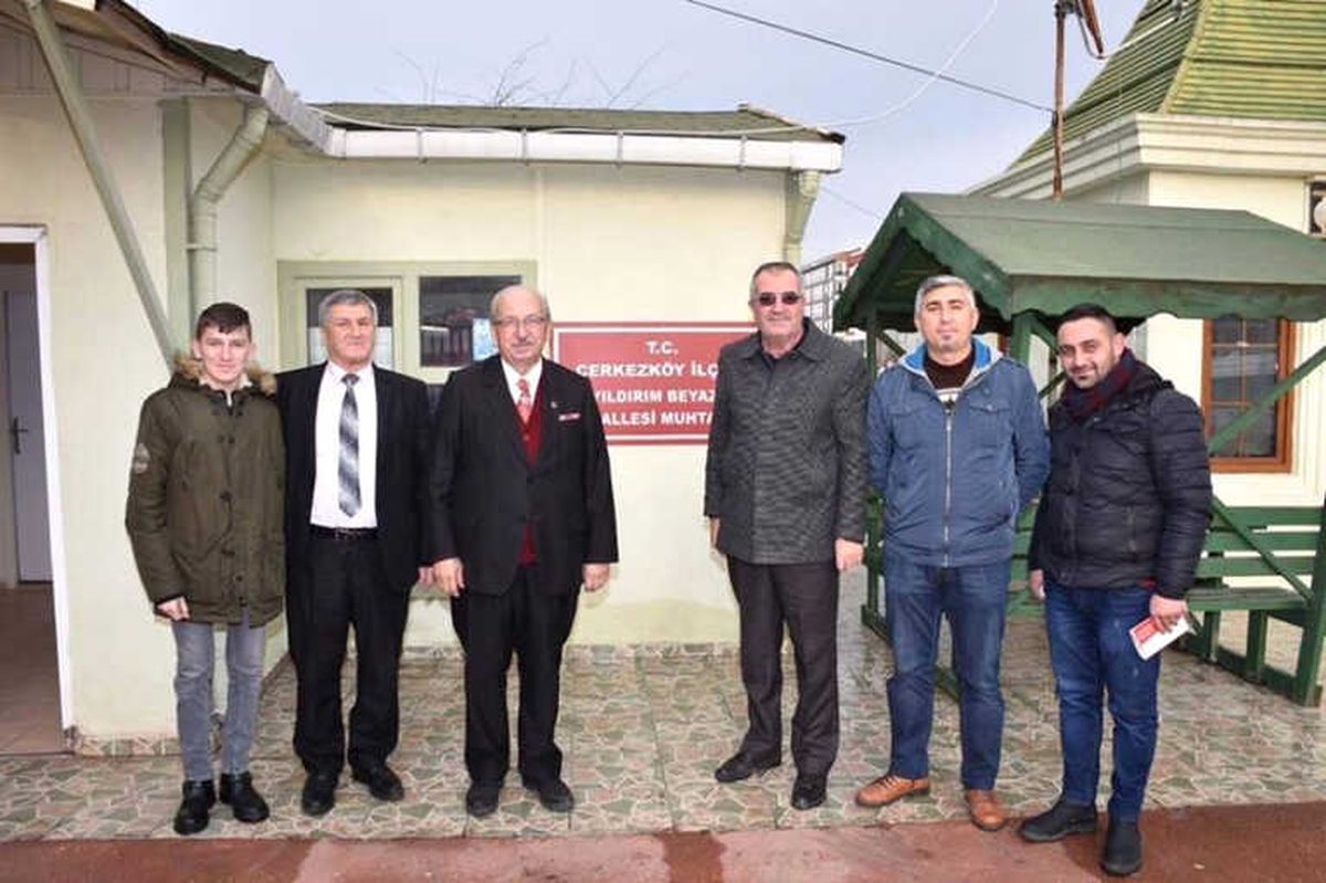 Başkan Albayrak Muhtarları Tek Tek Gezdi