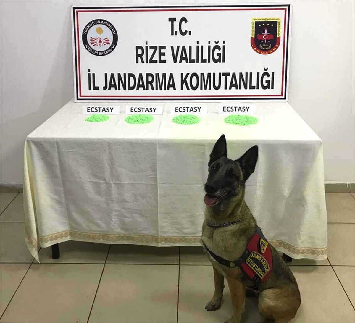 Rize\'de Bin 981 Uyuşturucu Hap Ele Geçirildi