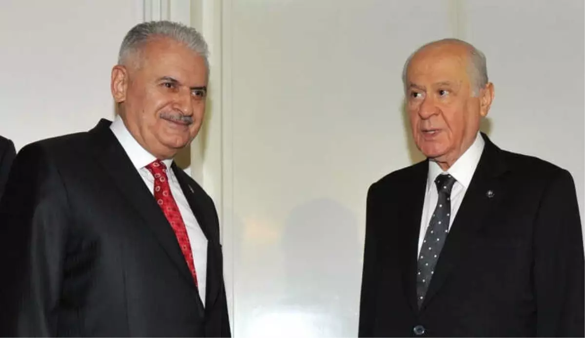 TBMM Başkanı Yıldırım, MHP Lideri Bahçeli ile Görüştü