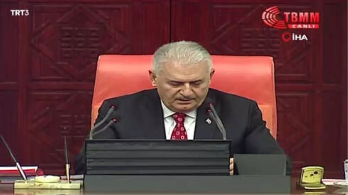 TBMM Başkanı Yıldırım: "Millet İradesinin Tecelli Ettiği Türkiye Büyük Millet Meclisi Çatısı...