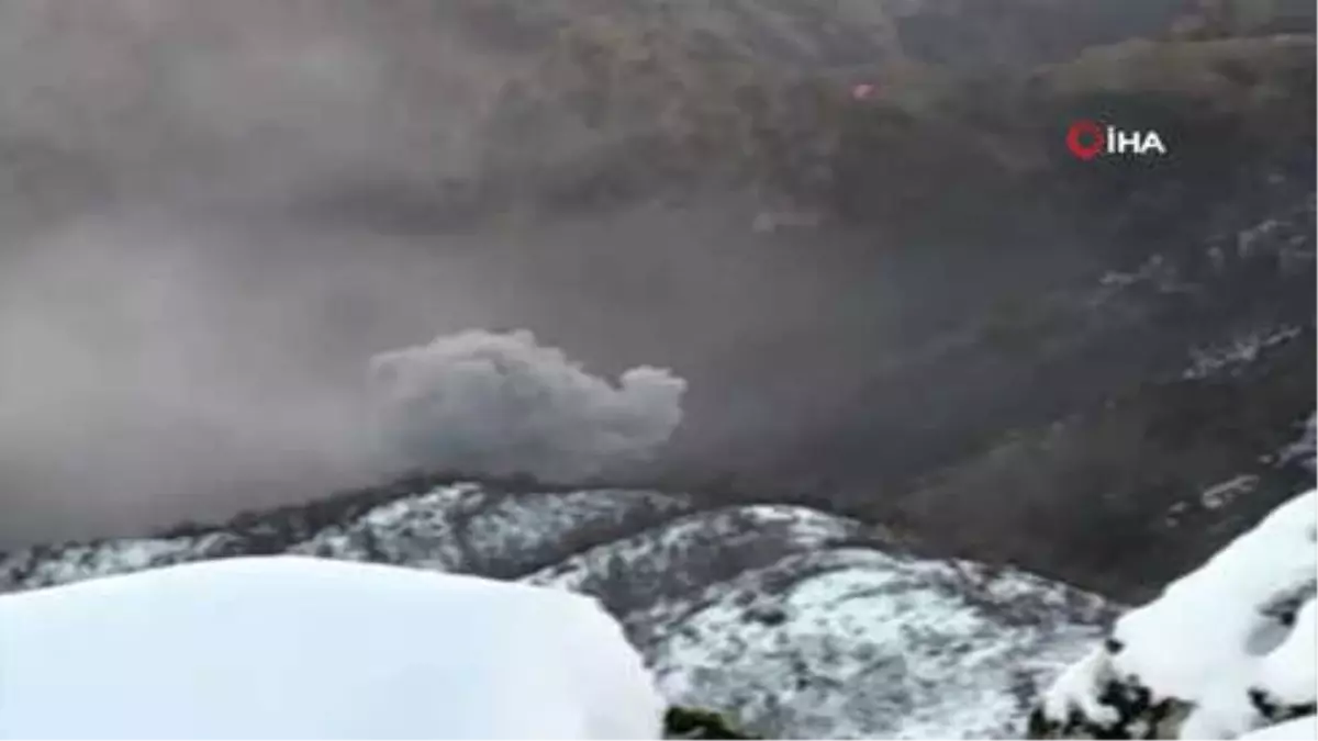 Tunceli\'de Teröristlerin Bulunduğu Mağarayı 9\'uncu Gününde Jetler Vurdu