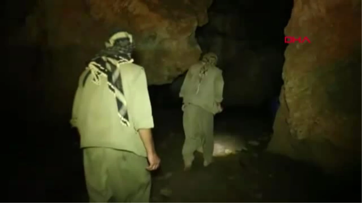 Tunceli\'de Teröristlerin, Mağaradaki Görüntüleri Ortaya Çıktı