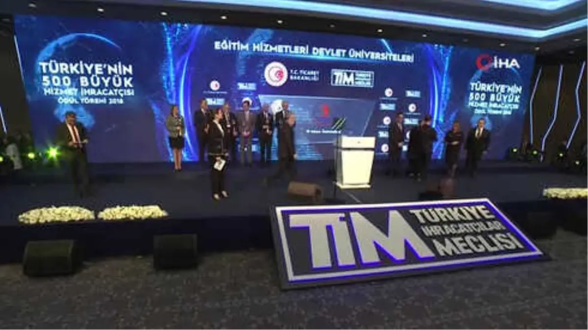 Türkiye\'nin 500 Büyük Hizmet İhracatçısı\' Ödülleri Sahiplerini Buldu