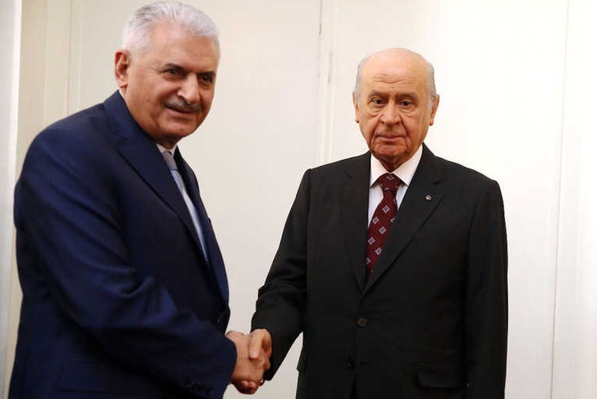 Yıldırım-Bahçeli Görüşmesi Başladı