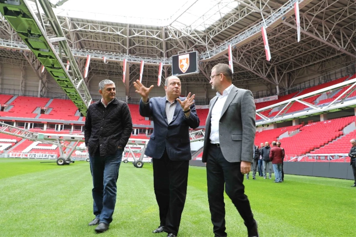 Dursun Türk, 19 Mayıs Stadyumunu İnceledi