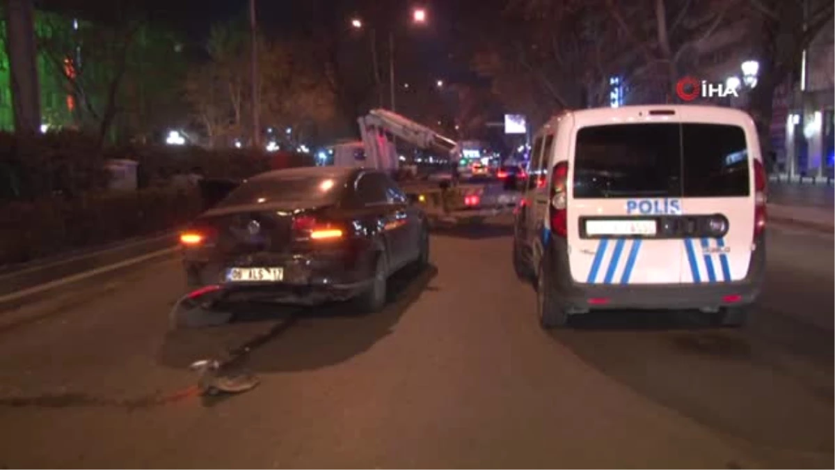 Başkent\'te Zincirleme Trafik Kazası: 2 Yaralı