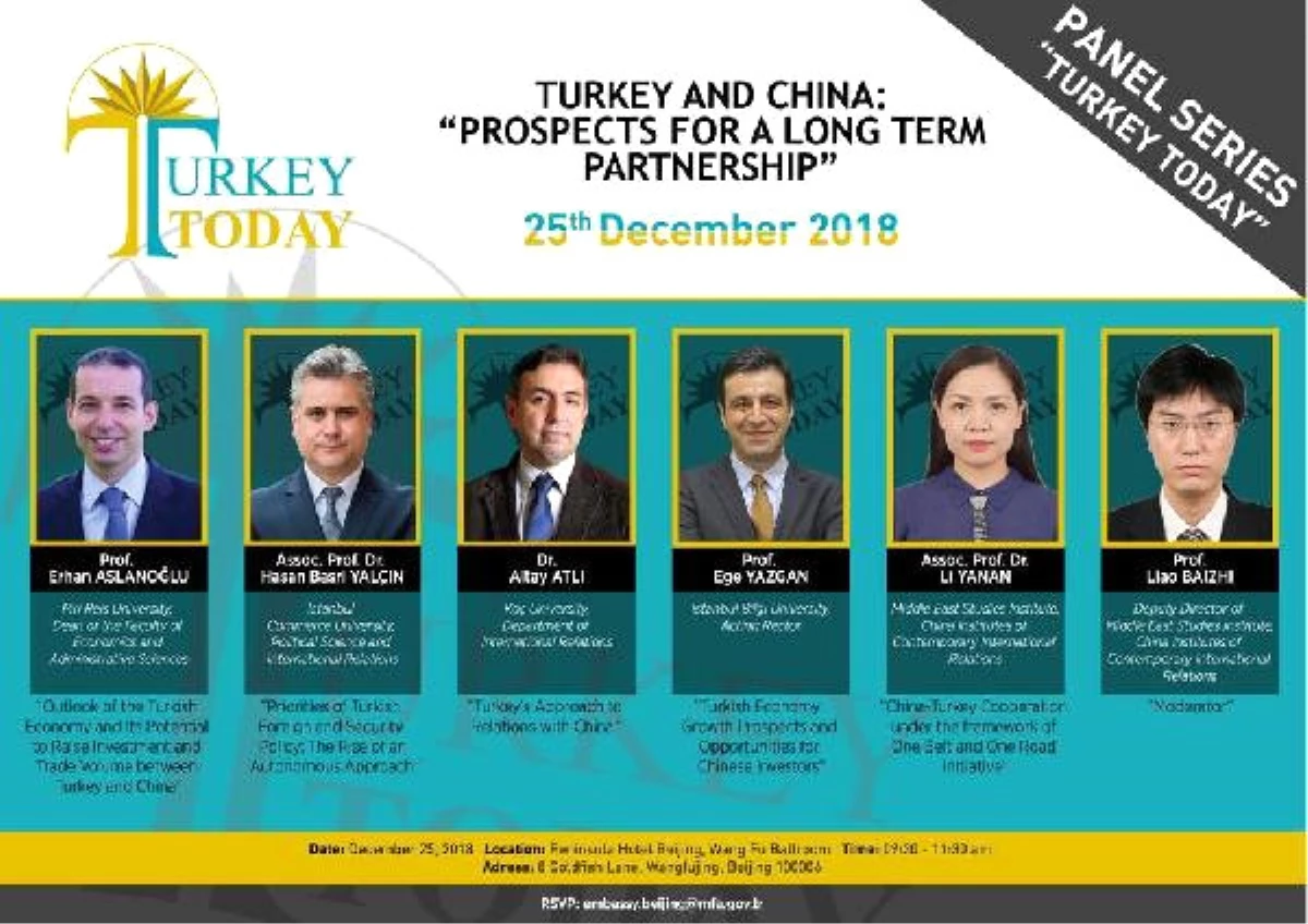 Cumhurbaşkanlığı\'ndan, Çin\'de \'Türkiye ve Çin: Uzun Vadeli İşbirliği Olasılıkları\' Paneli
