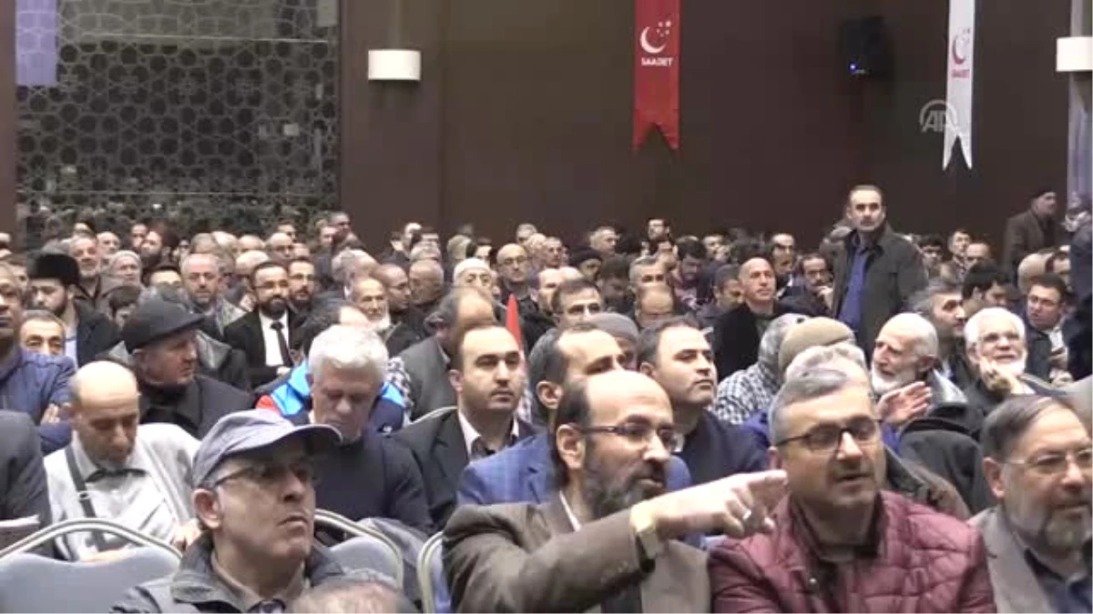Saadet Partisi Genel Başkanı Temel Karamollaoğlu Konya\'da