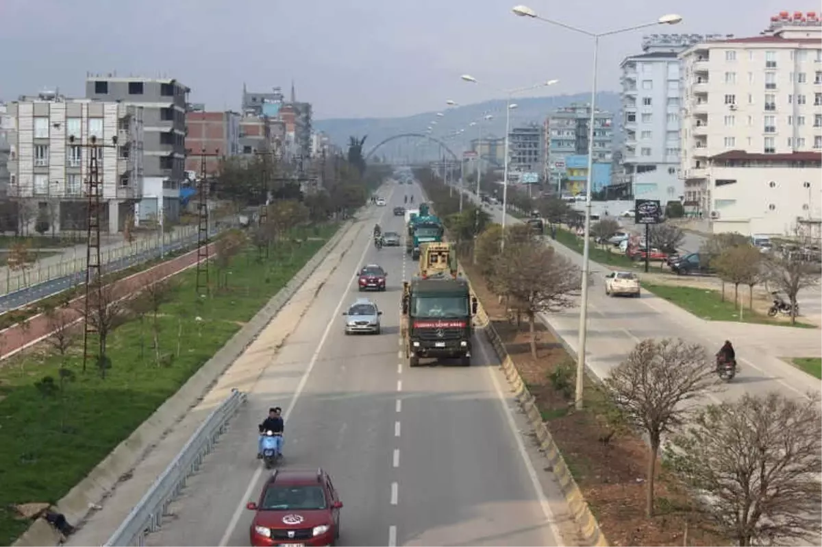 Sınır Hattına İş Makinesi Sevk Edildi