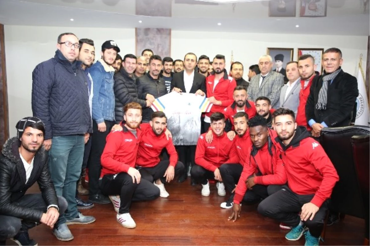 73 Şırnak Belediyespor\'dan Başkan Bedirhanoğlu\'na Ziyaret