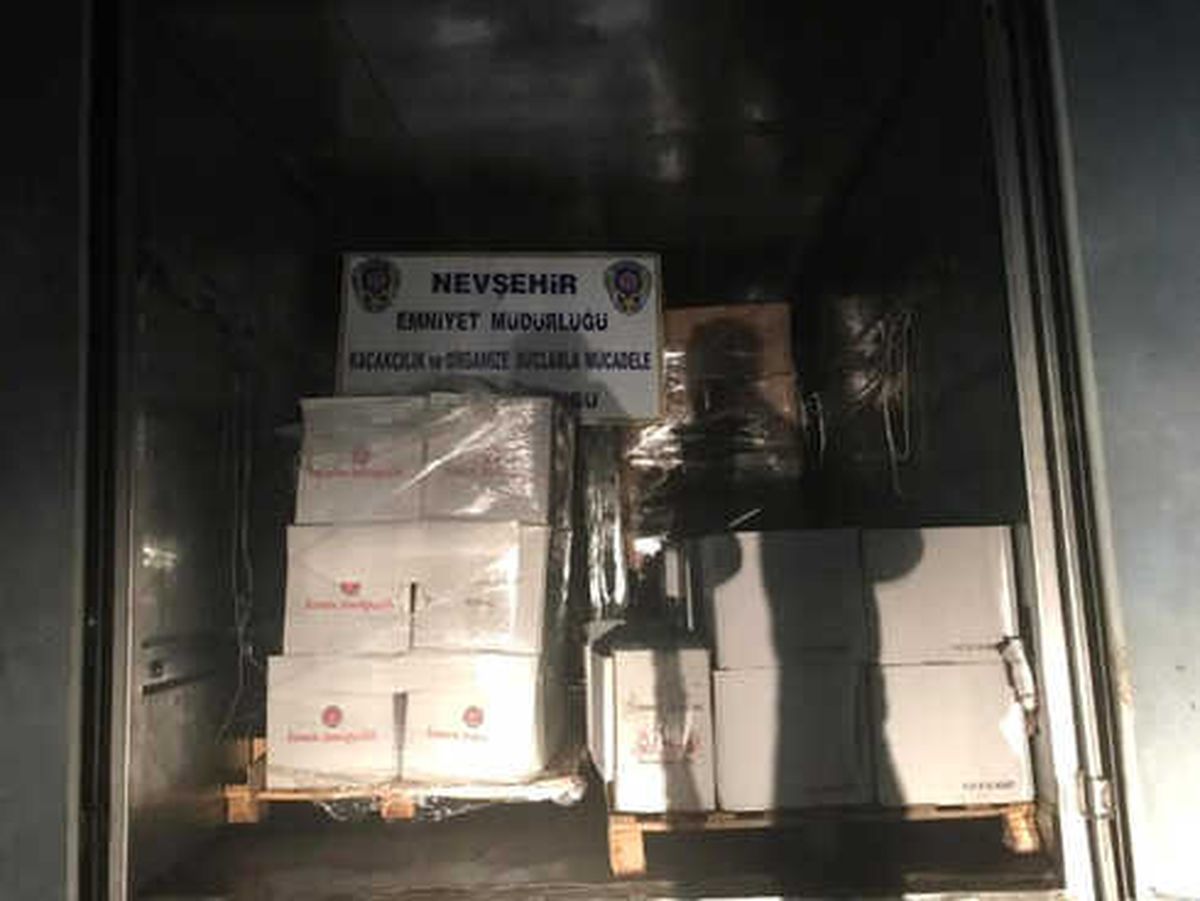 Nevşehir\'de 2 Bin 403 Şişe Kaçak İçki Ele Geçirildi
