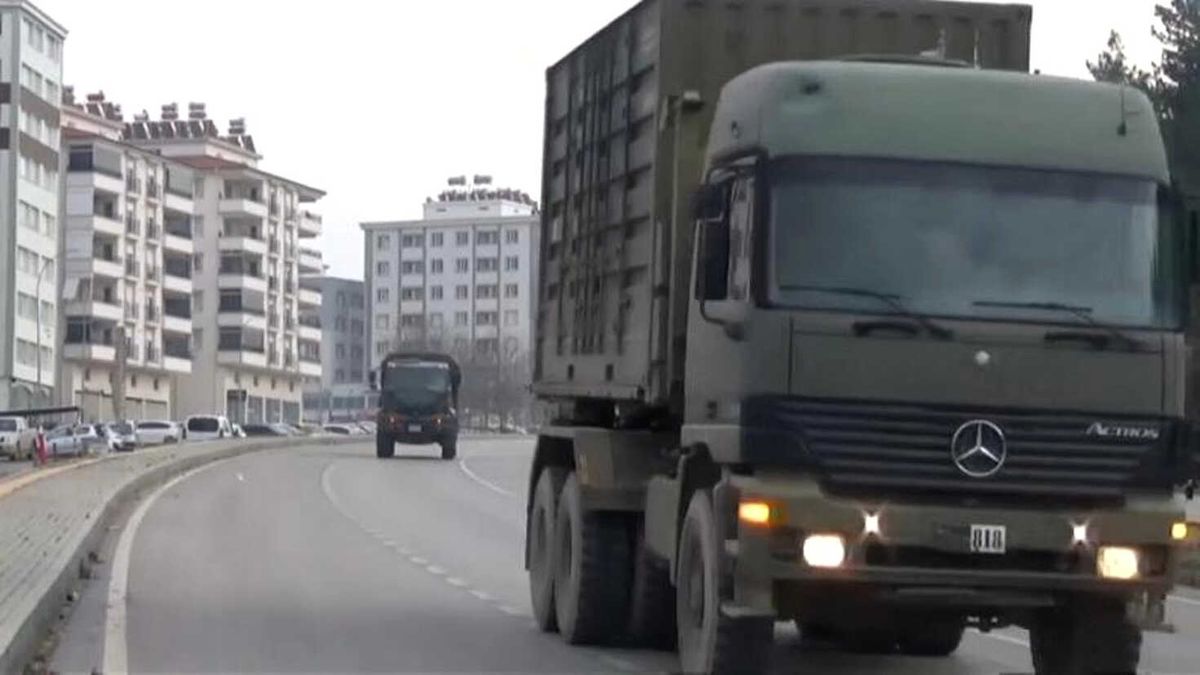 Video | Suriye Sınırına Askeri Takviye Devam Ediyor