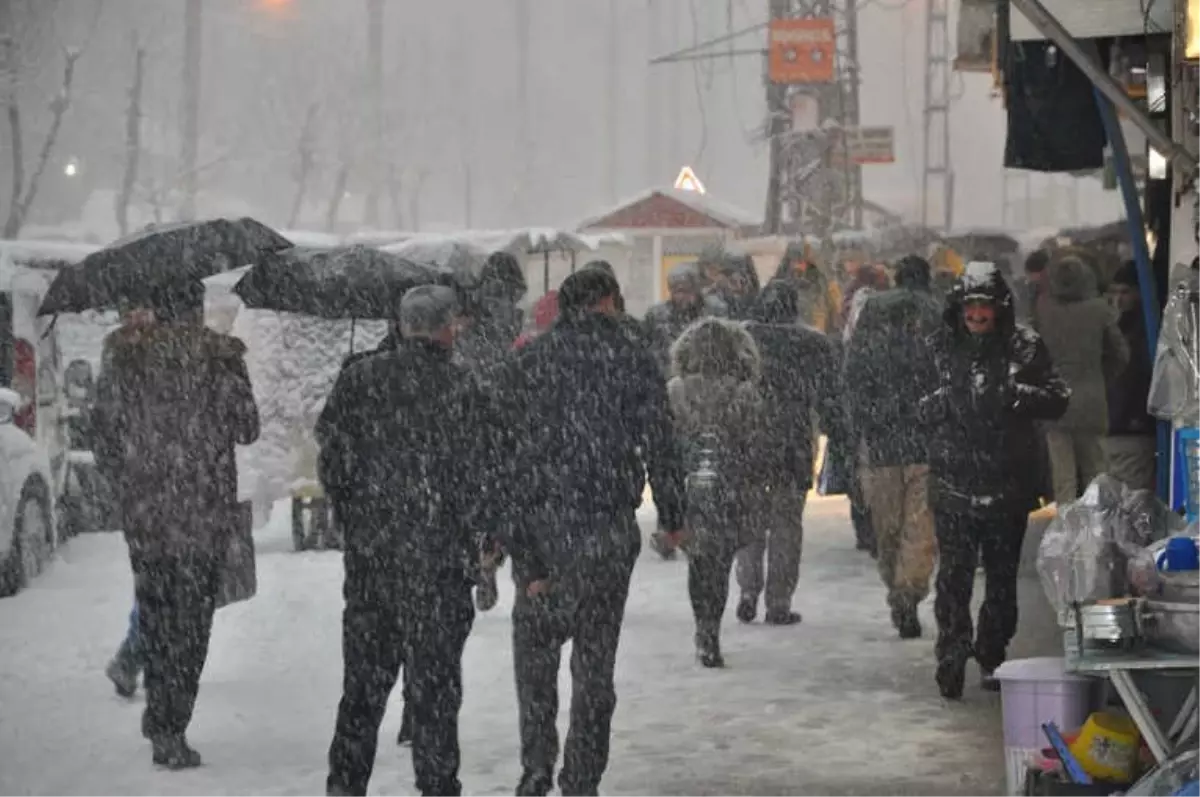 Yüksekova Yoğun Kar Yağışı