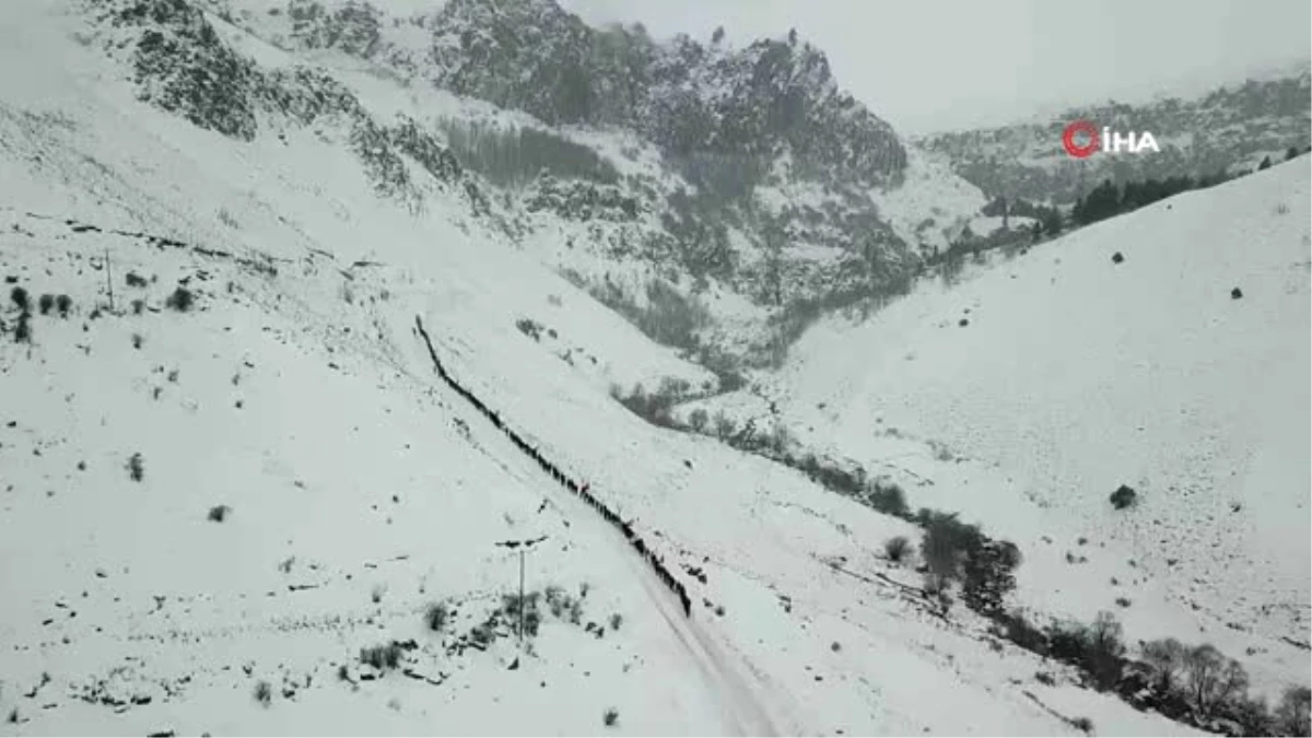 İzciler, Sarıkamış Şehitleri İçin Karlı Dağları Aştı