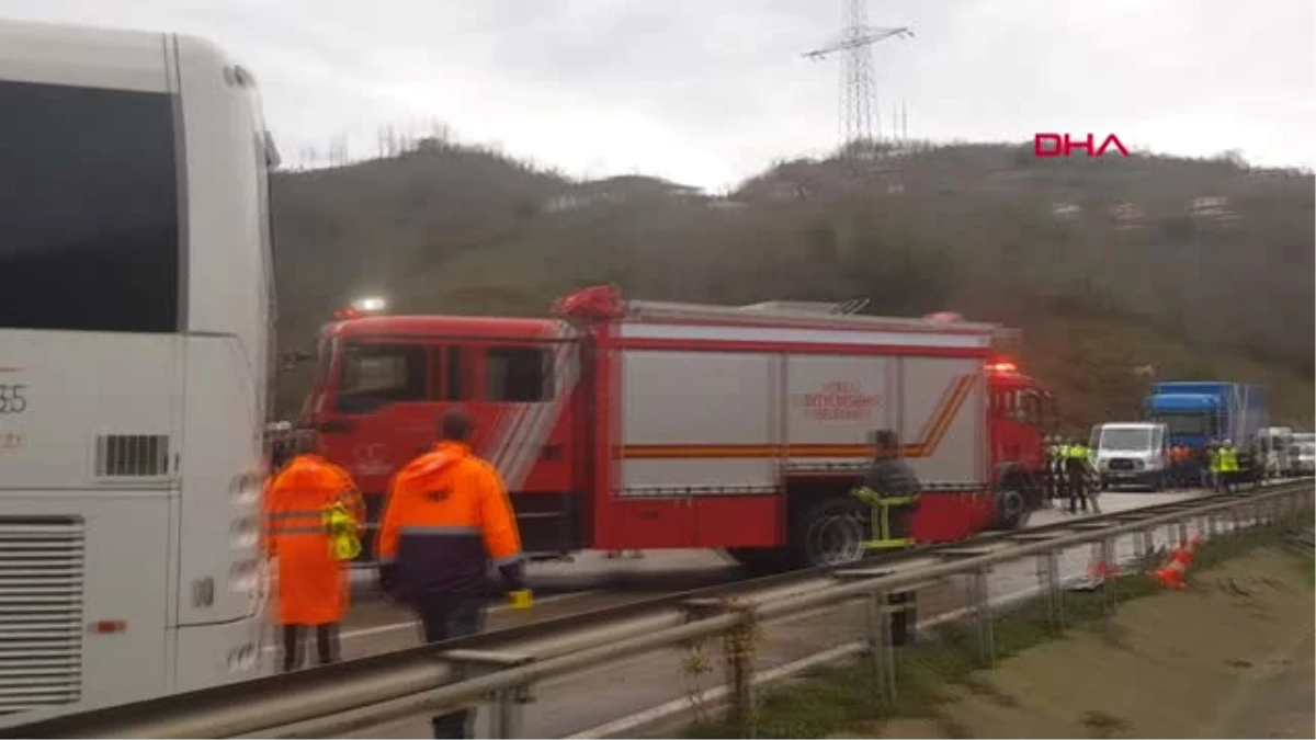 Ordu Ters Yönde Giden Cip Otobüsle Çarpıştı 1 Ölü, 10 Yaralı