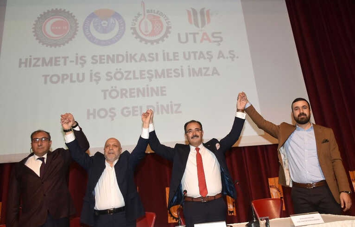 Uşak\'ta Bu Kez de Hizmet İş\'lilerin Yüzü Güldü