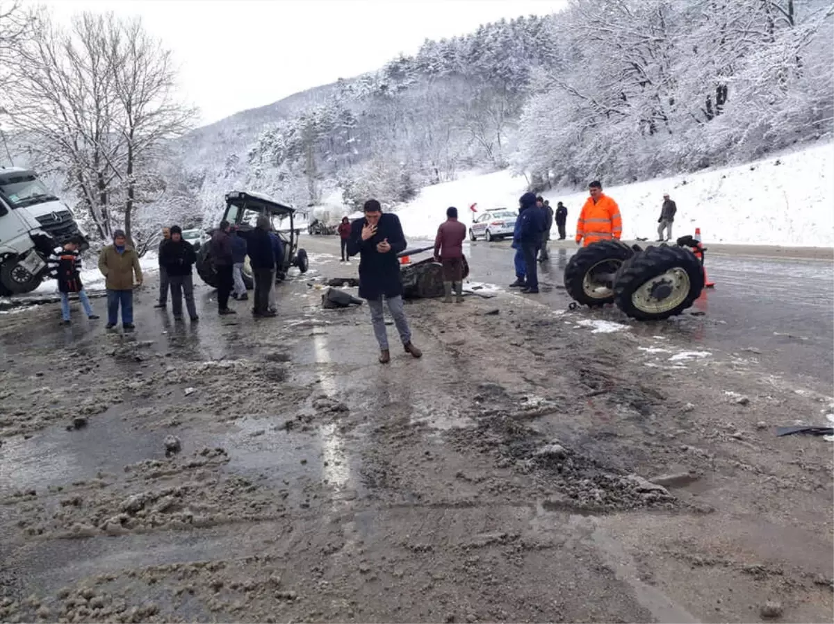 Bolu\'da Trafik Kazası: 1 Yaralı