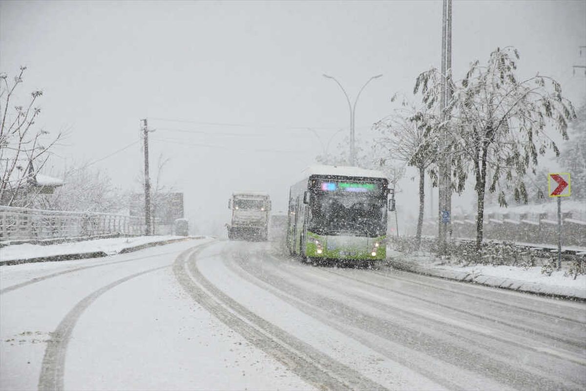 Kocaeli\'de Kar Yağışı