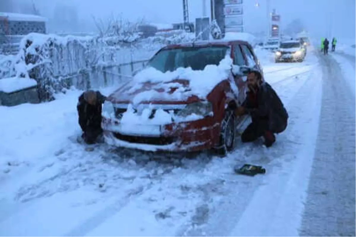 Tokat\'ta Eğitim ve Ulaşıma Kar Engeli