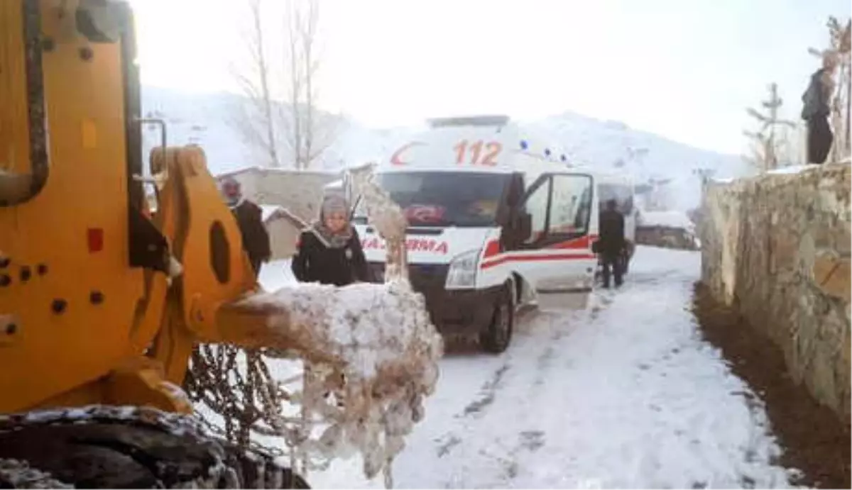 Van\'da Hasta Kadın İçin Yol Açıldı, Mahsur Kalanlar Kurtarıldı