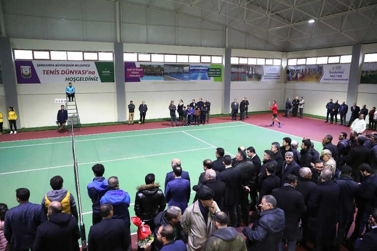 Bölgede Bir İlk Olan Tenis Dünyasının Açılışı Gerçekleştirildi