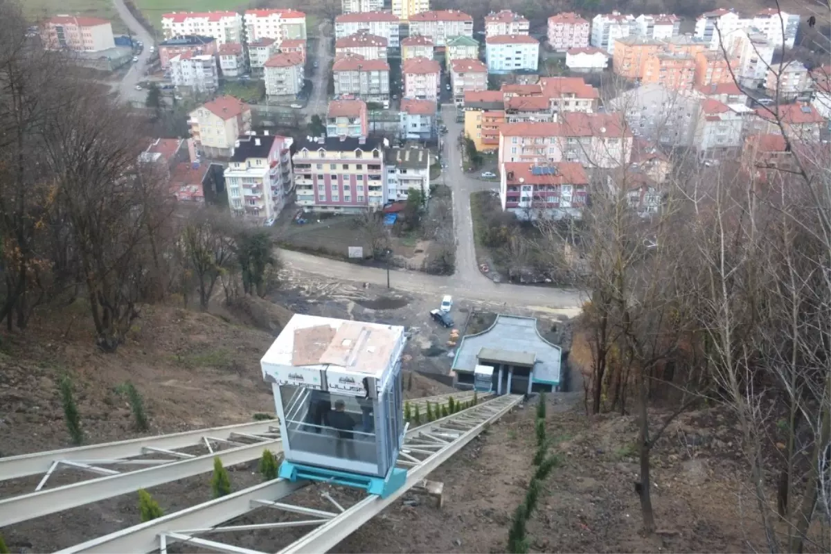 Çaycuma Hastanesine Fünikülerle İlk Sefer Yapıldı