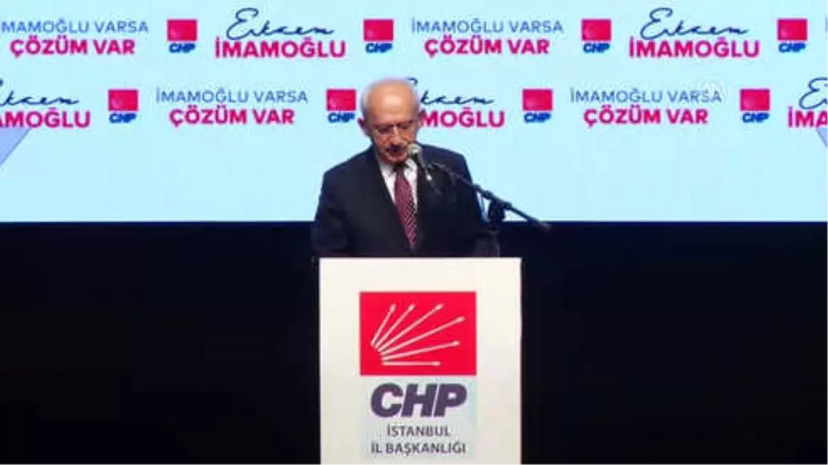 Chp, İstanbul Adayını Tanıttı - Kemal Kılıçdaroğlu (2) - İstanbul
