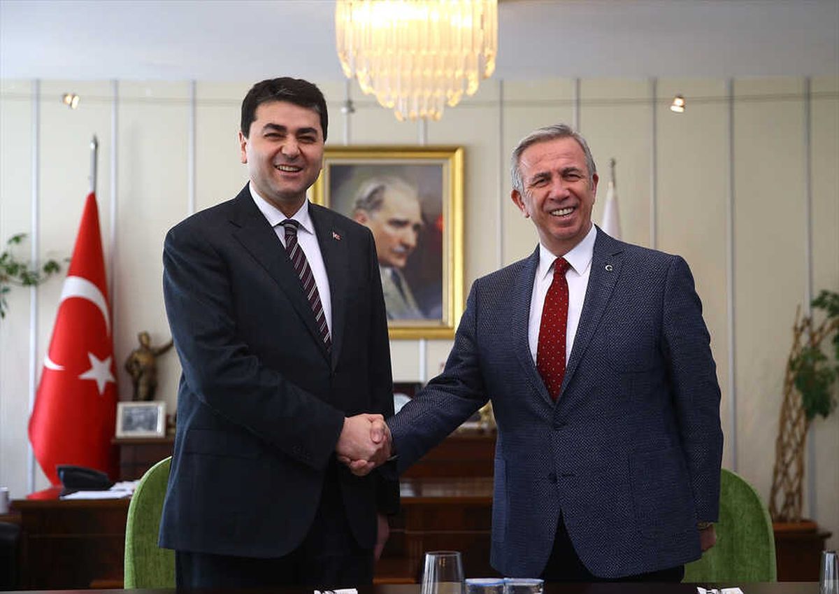 DP Genel Başkanı Uysal, Yavaş\'ı Kabul Etti