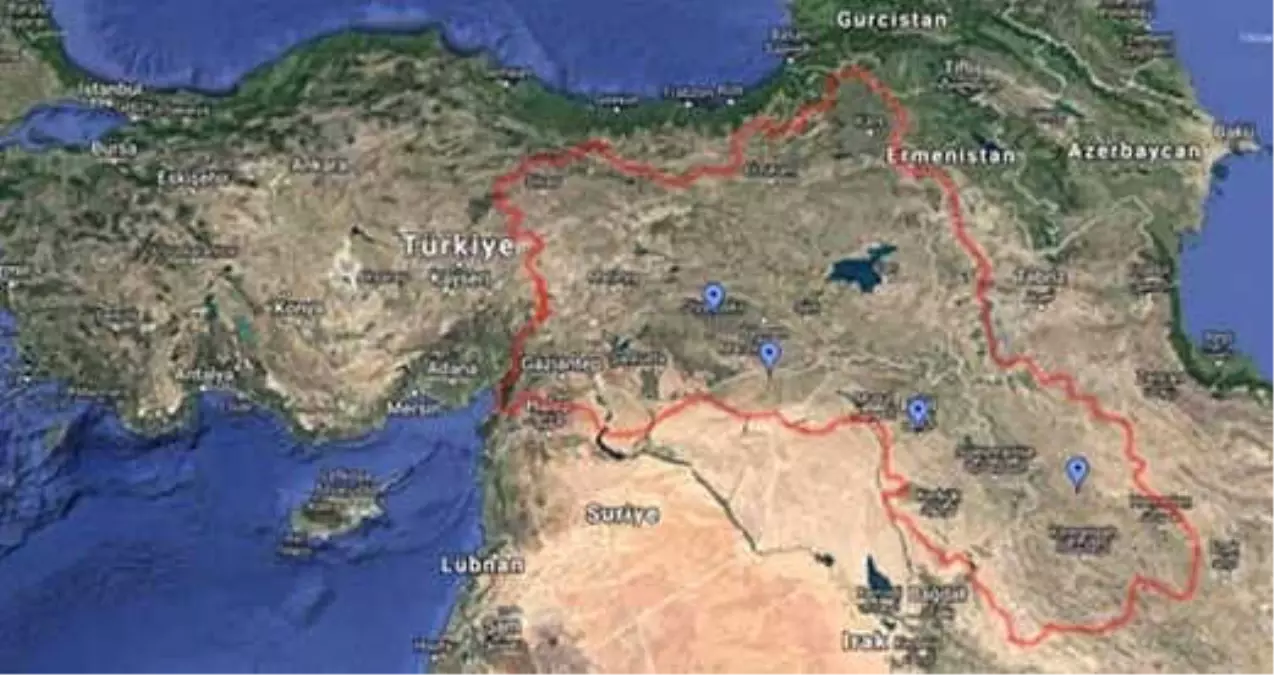 Google Geri Adım Attı, \'Kürdistan\' Haritası Kaldırıldı