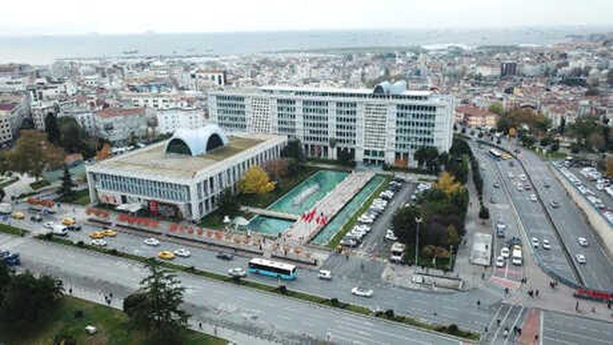 İbb Binasının Havadan Fotoğrafları