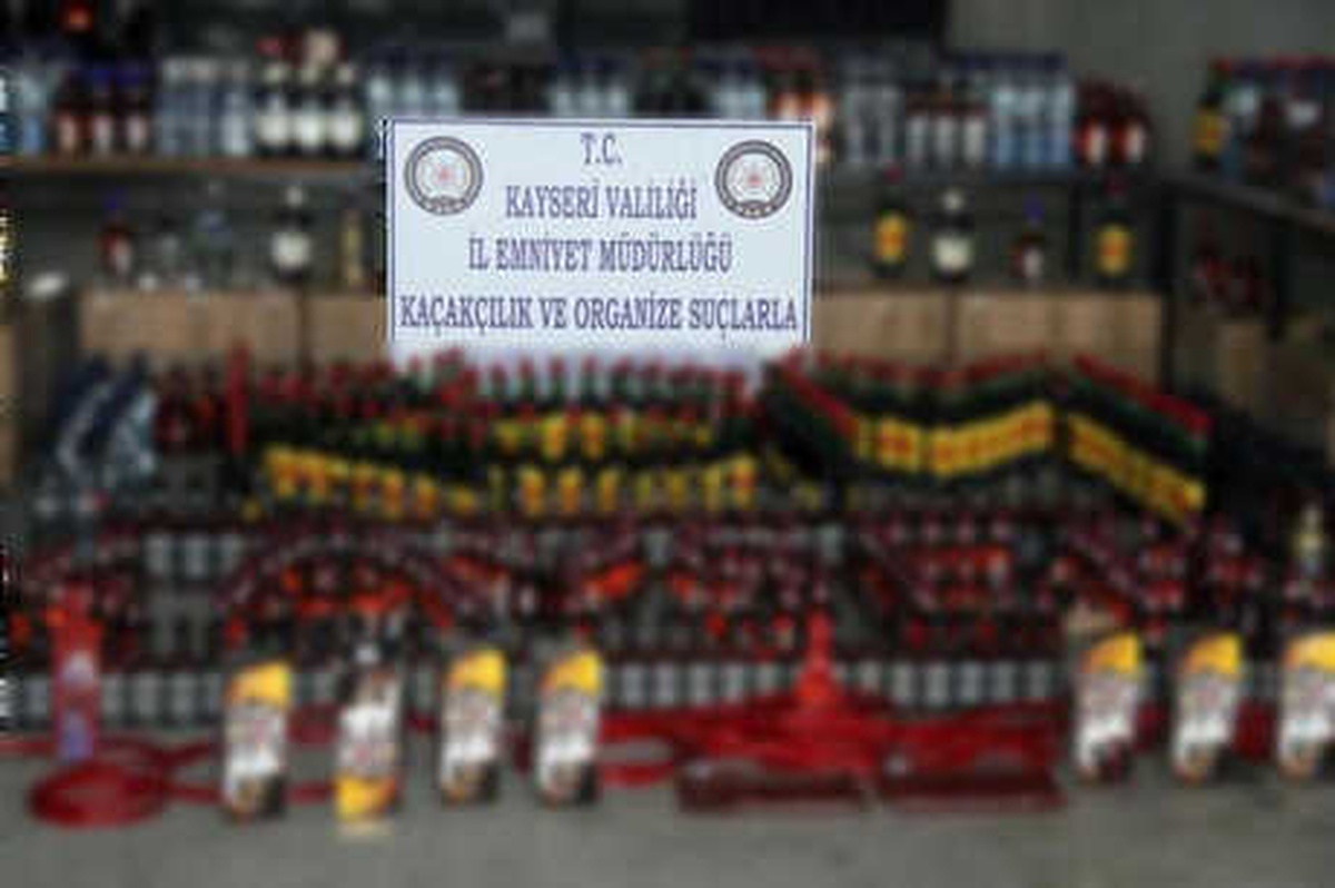 Kayseri Merkezli 5 İlde Kaçak İçki Operasyonu