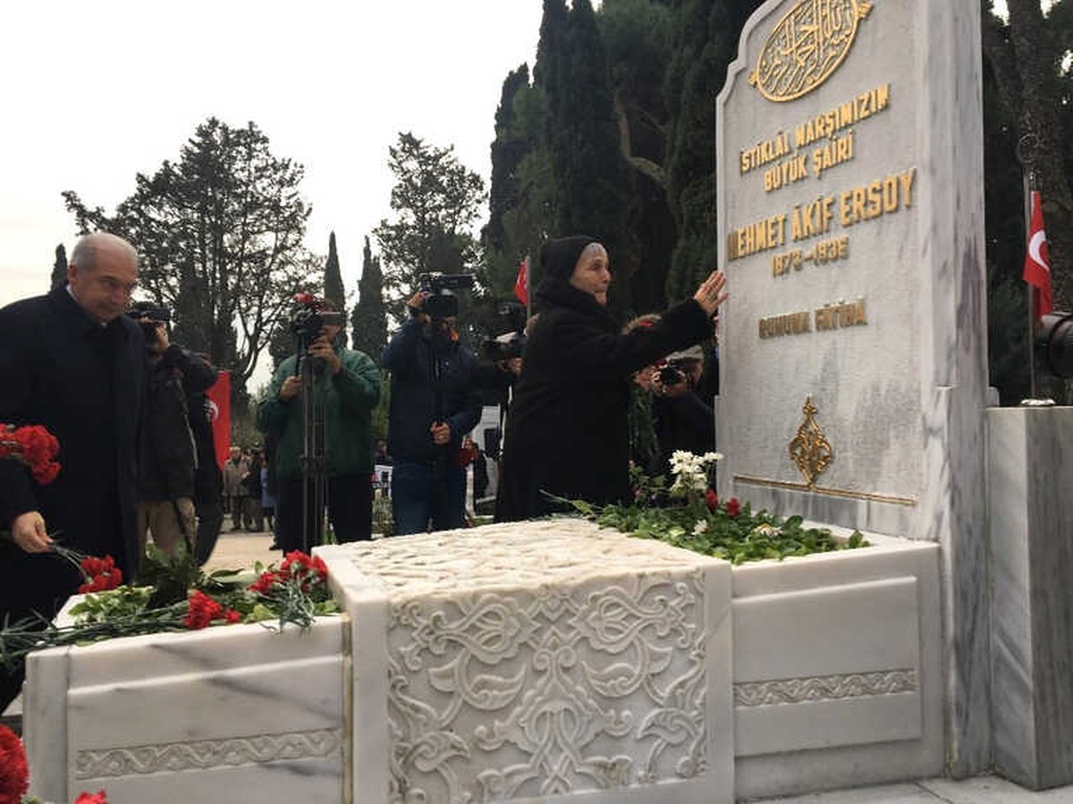 Milli Şair Mehmet Akif Ersoy Kabri Başında Anıldı