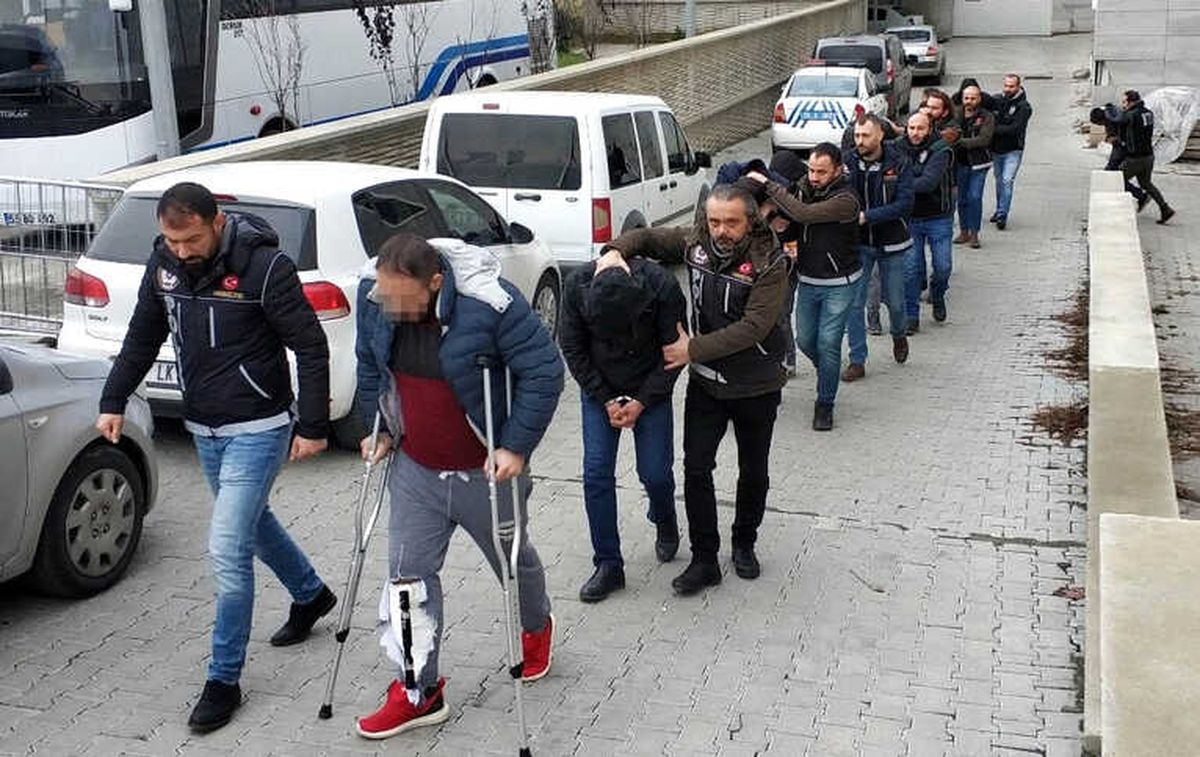 Samsun\'da \'Torbacı\' Operasyonunda 11 Şüpheli Adliyede