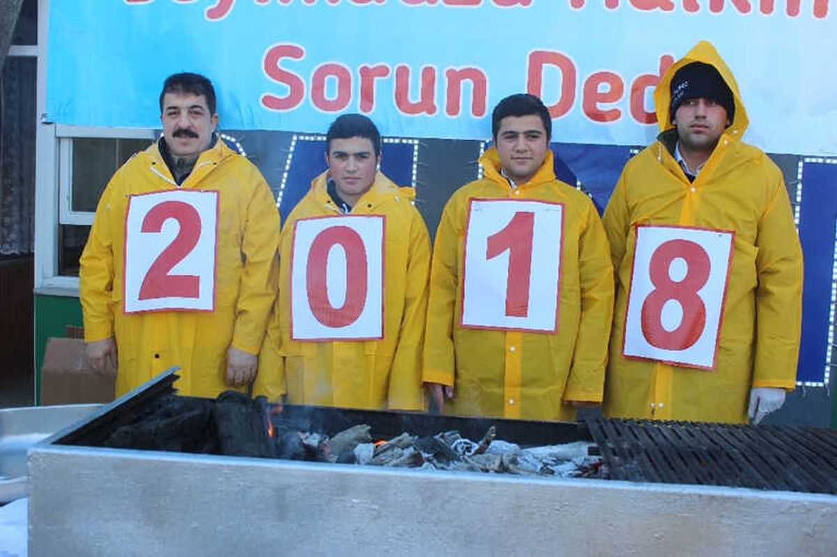 2019\'un Gelişini Balıkçılar Böyle Kutladı
